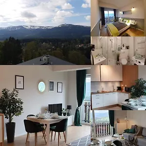 Widok Karkonosze , Szklarska Poręba Polska